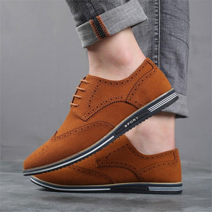 Carl - Chaussures Richelieu en Daim