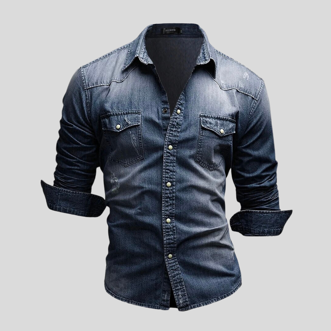 Savrani™ | Chemise en denim au style moderne