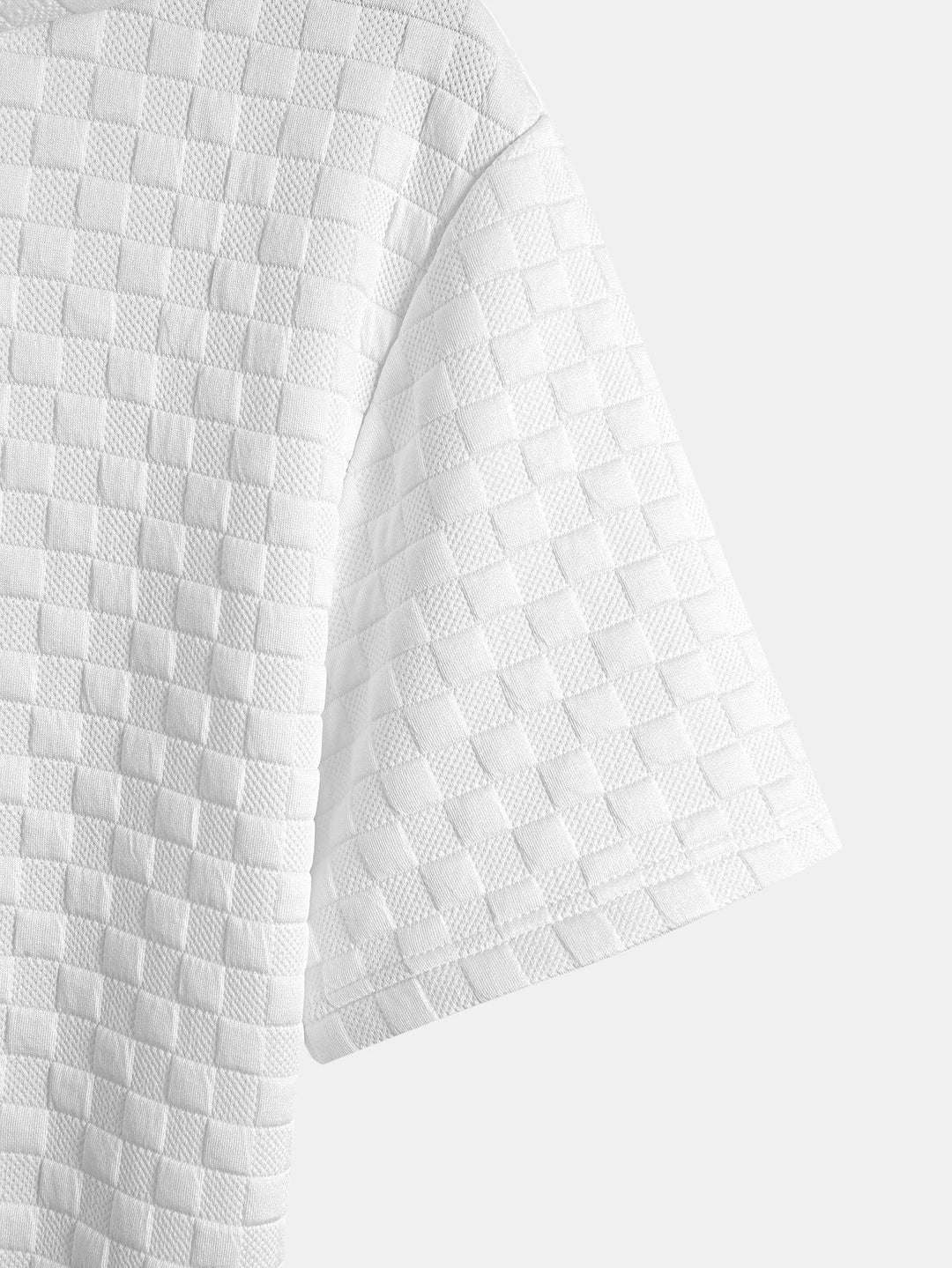 Sweat à capuche à ourlet en jacquard à damier <tc>T-Shirt</tc> &amp; Jacquard à damier <tc>S</tc>horts