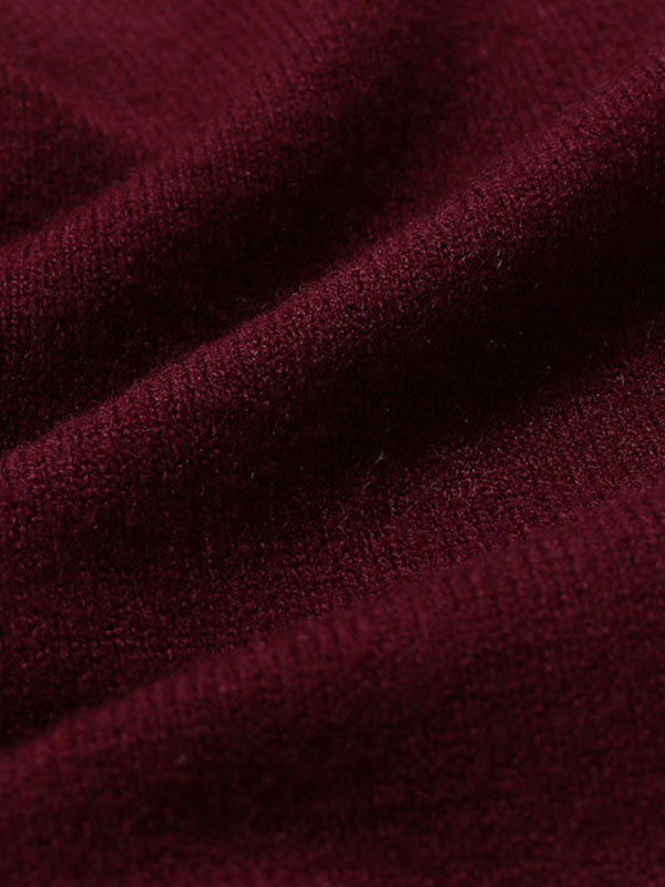 Pull à col roulé basique pour hommes