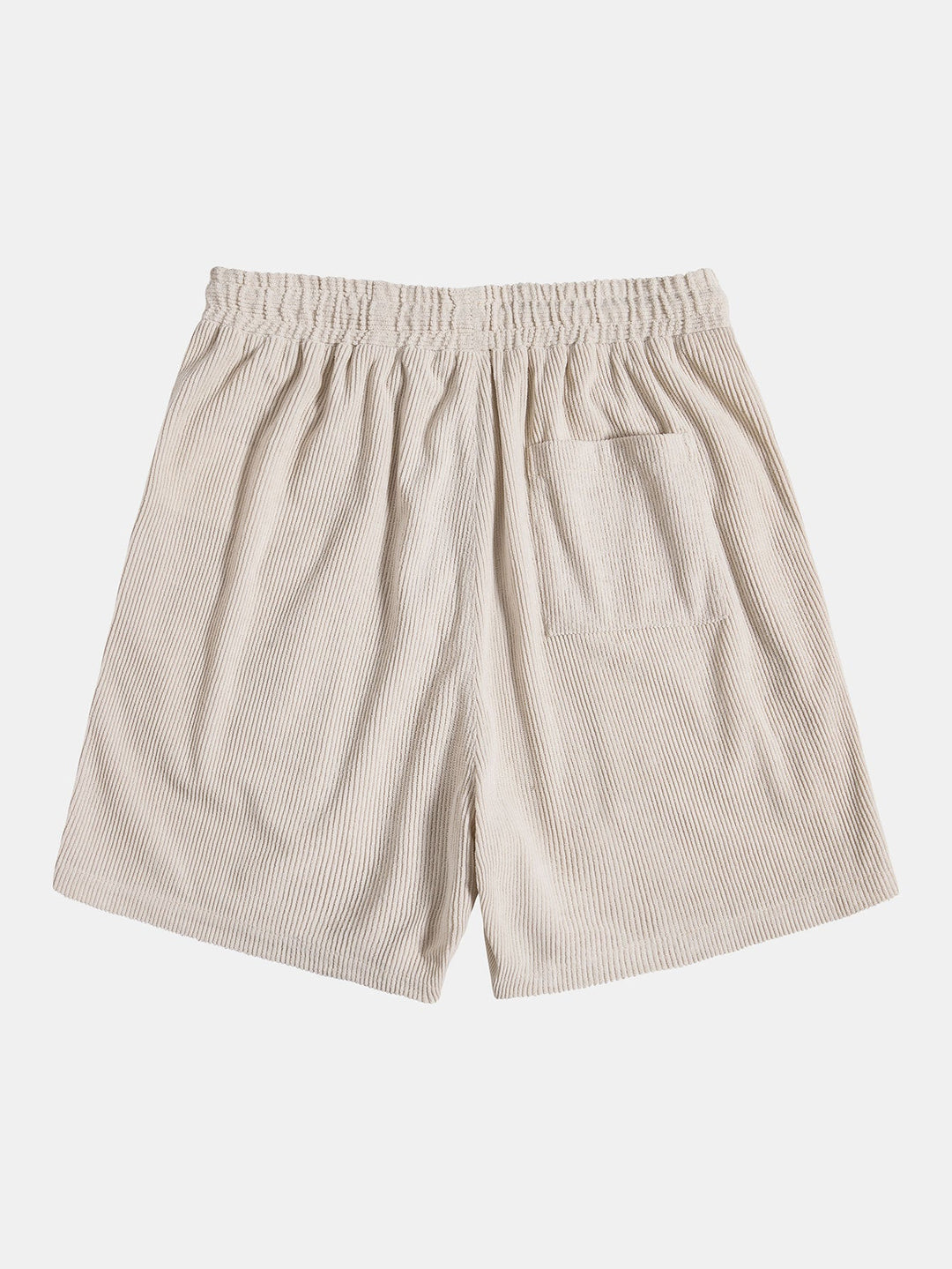 Chemise à manches courtes en velours côtelé avec boutons et shorts