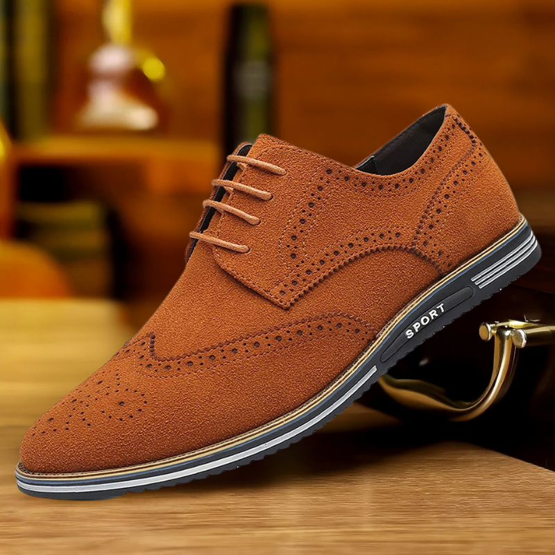 Carl - Chaussures Richelieu en Daim