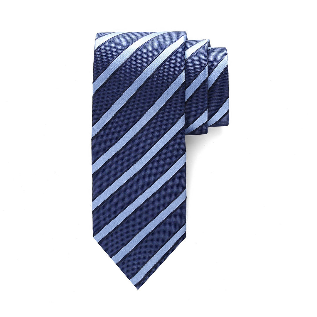 Cravate Classique Double Bleu