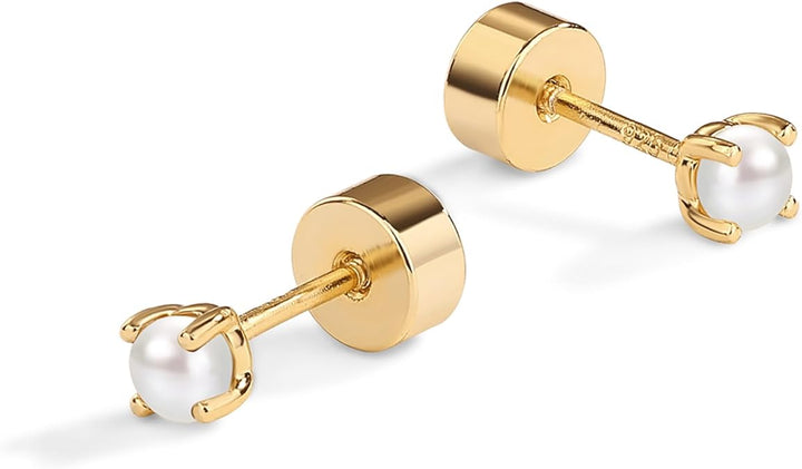 Boucles d'oreilles en perles délicates | Or