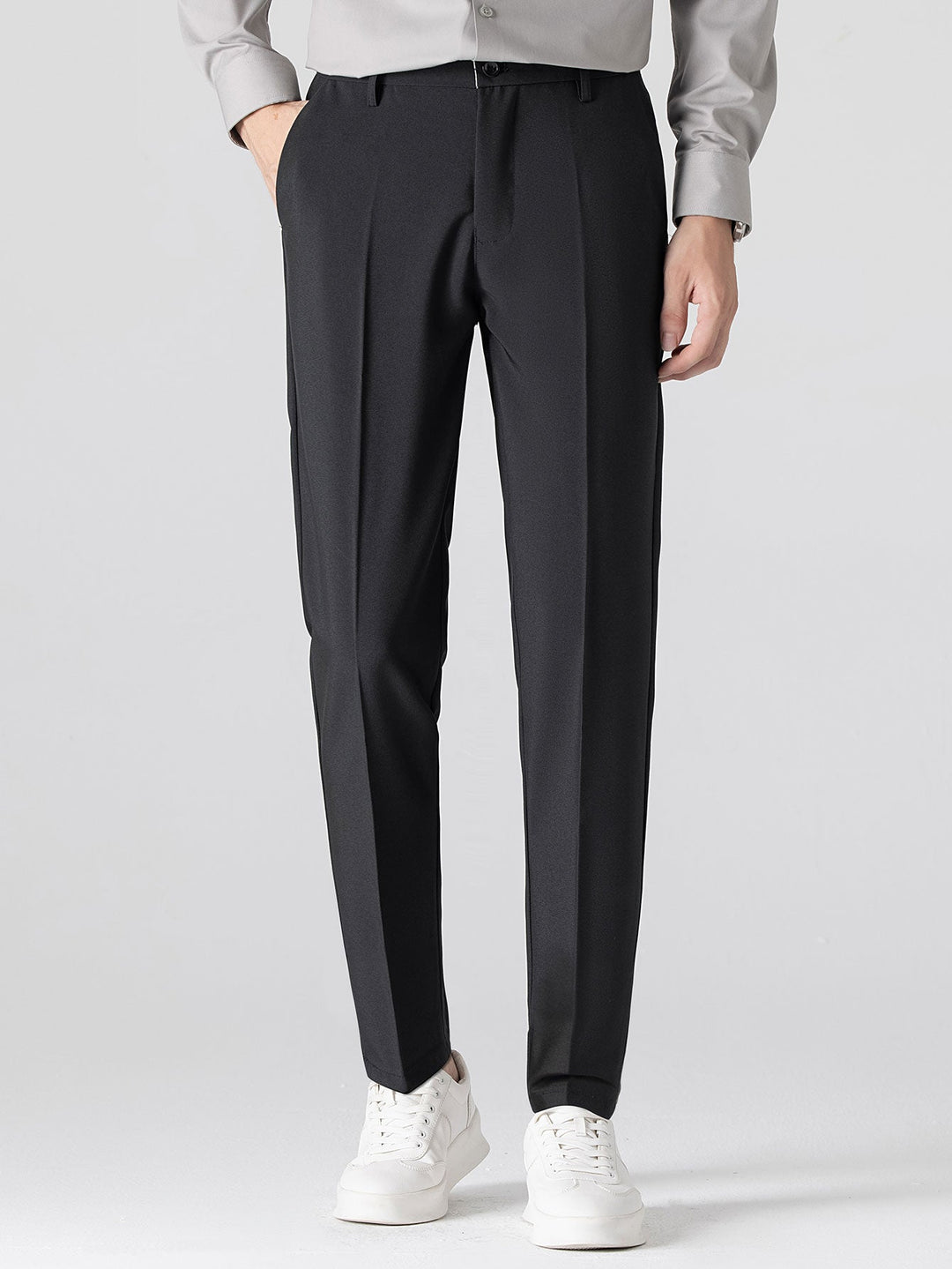 Chemise Winchester rayée infroissable & Pantalon fuselé slim fit
