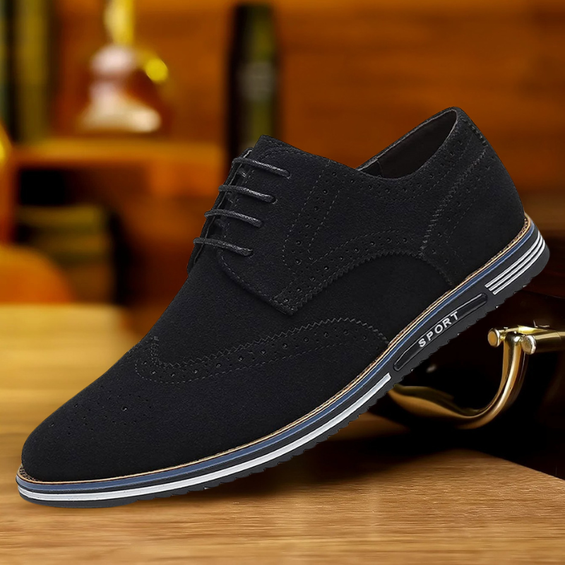 Carl - Chaussures Richelieu en Daim