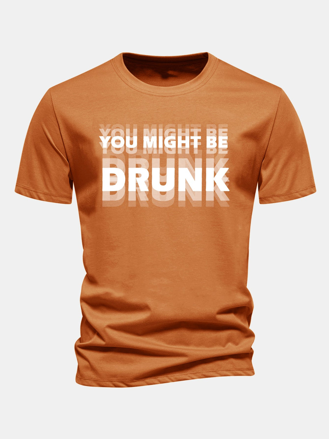 T-shirt en coton Regular Fit avec imprimé You Might Be Drunk