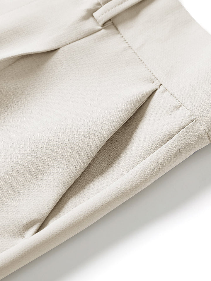 Pantalon ajusté fuselé court
