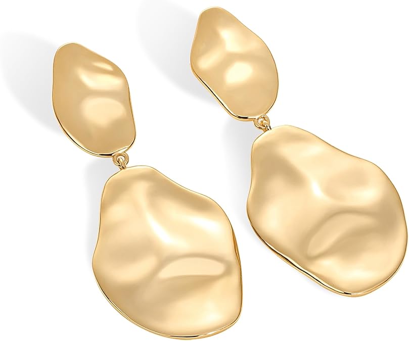 Boucles d'oreilles Ondes de Ripple | Or