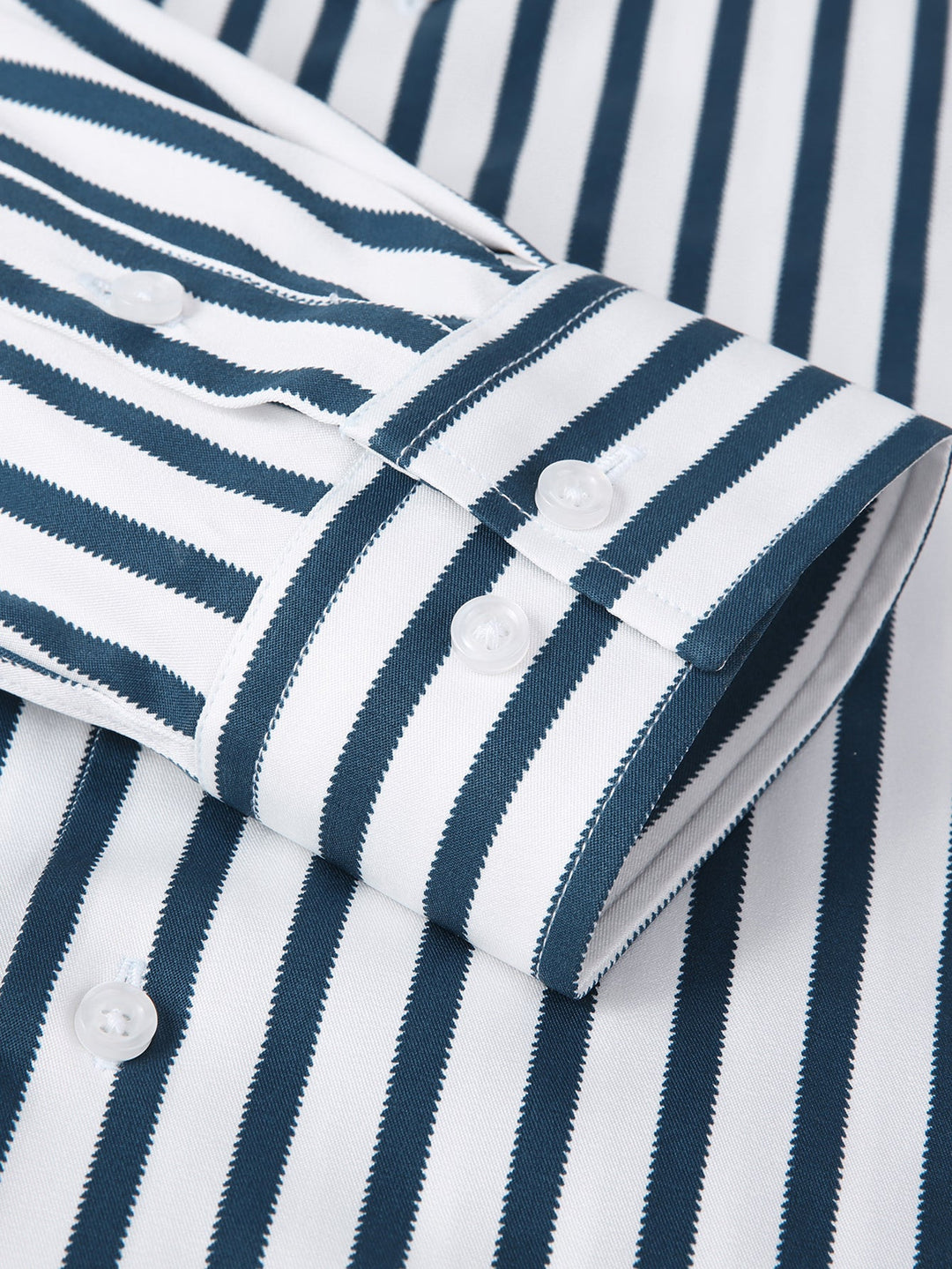 Chemise à rayures à manches longues avec boutons