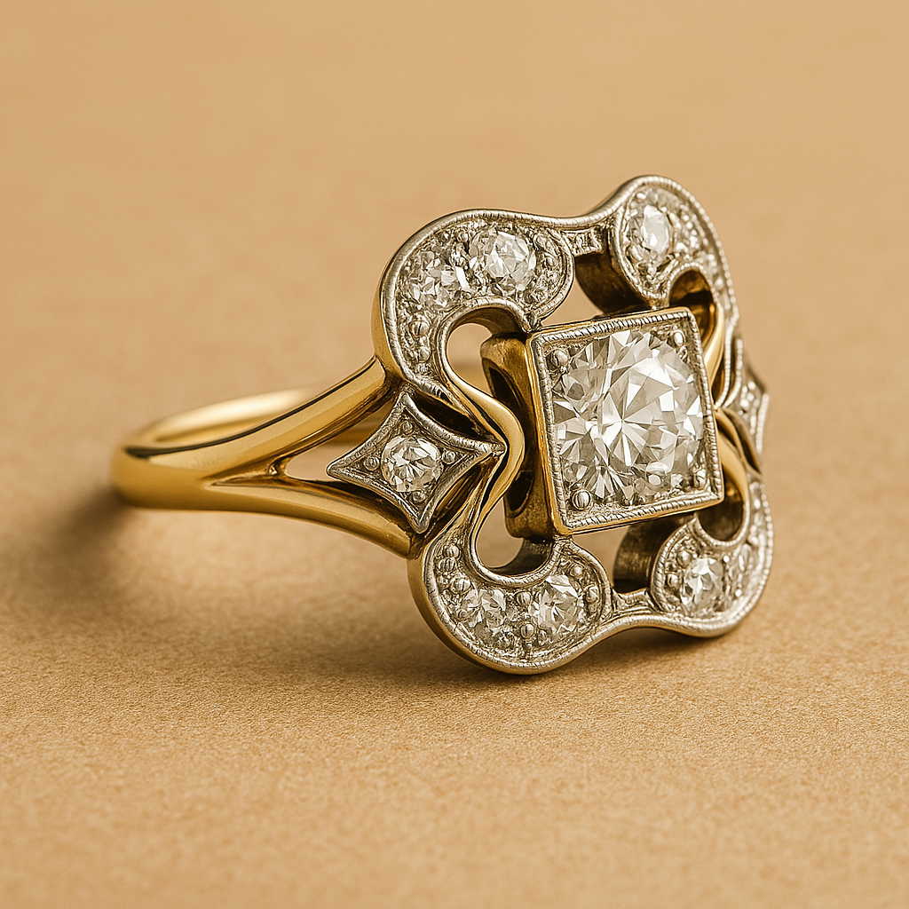 Luna™ | Bague Vintage Éclatante en Zirconia