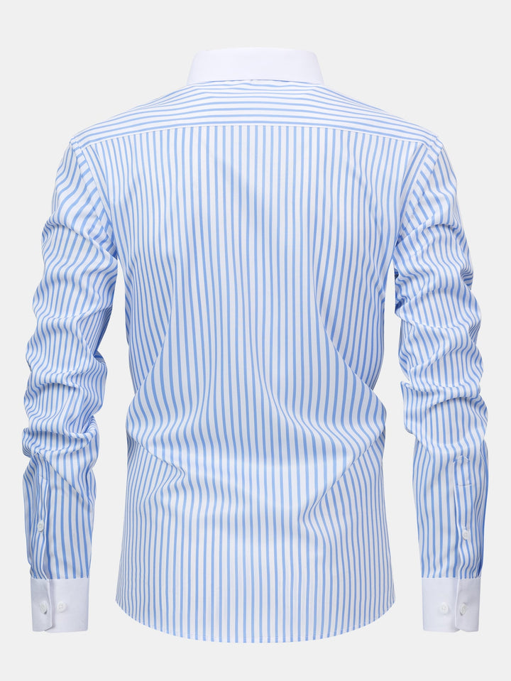 Chemise Winchester rayée infroissable & Pantalon fuselé slim fit