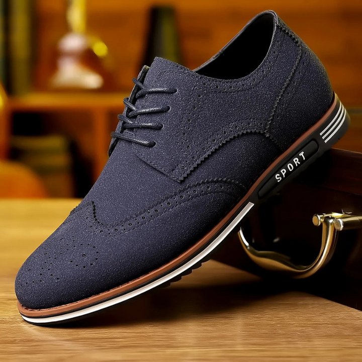 Carl - Chaussures Richelieu en Daim