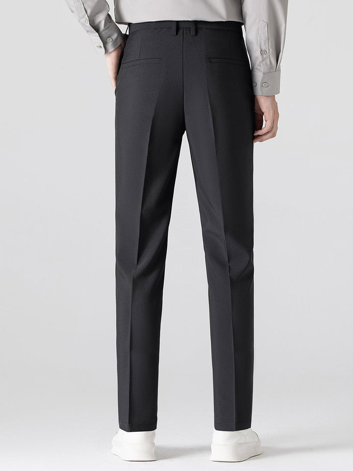 Chemise à rayures à manches longues avec boutons & pantalon fuselé slim fit
