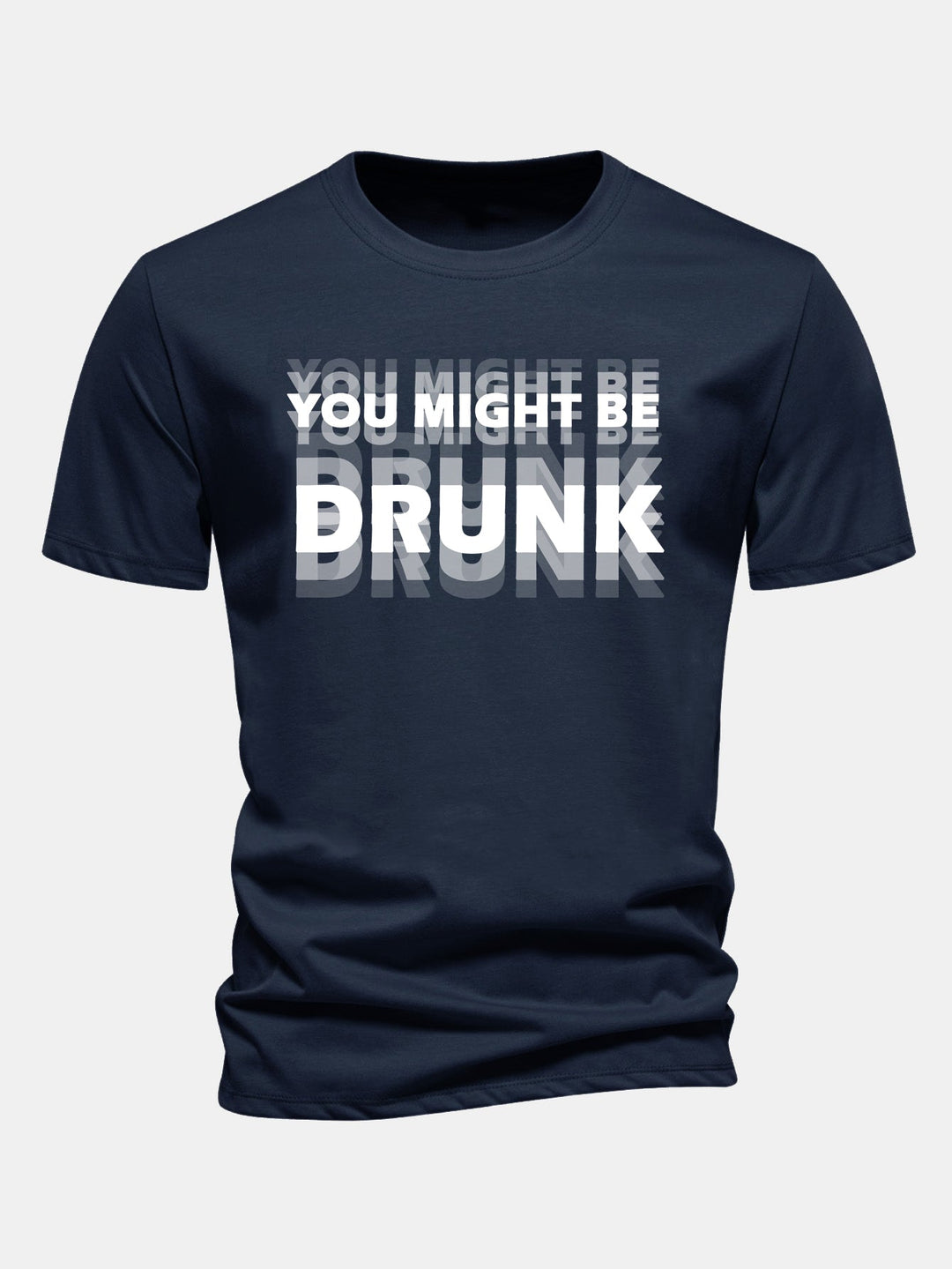 T-shirt en coton Regular Fit avec imprimé You Might Be Drunk