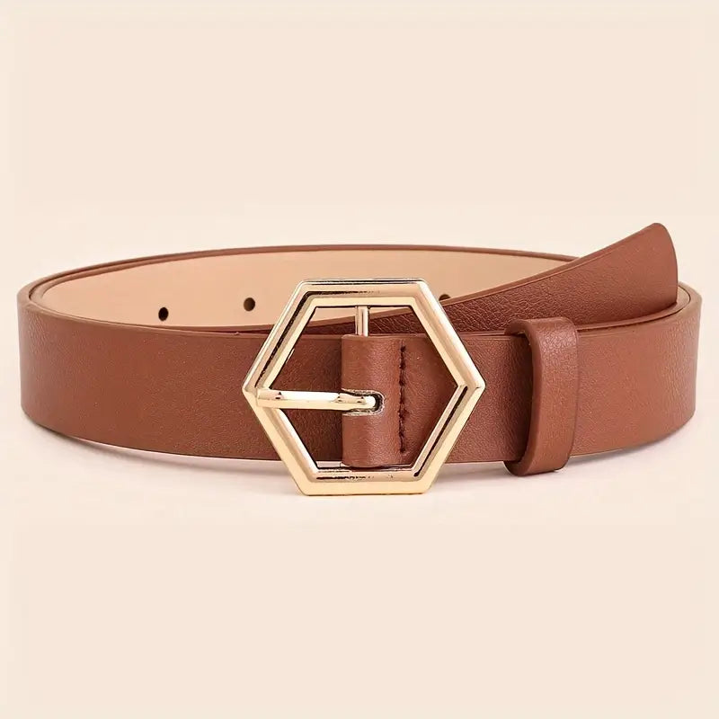 Ligne Élégante – Ceinture en Cuir Classique pour Femmes
