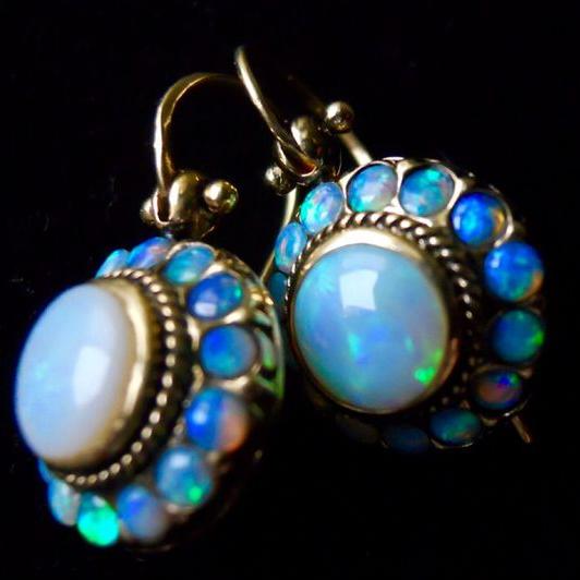 Opaline™ | Boucles d'oreilles Vintage Élégantes