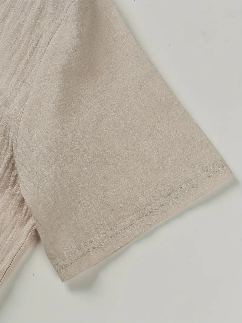 Savrani™ | Chemise élégante à manches courtes