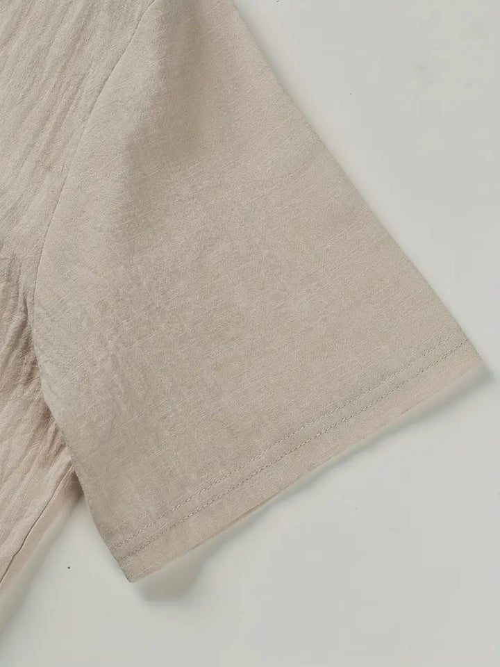 Savrani™ | Chemise élégante à manches courtes