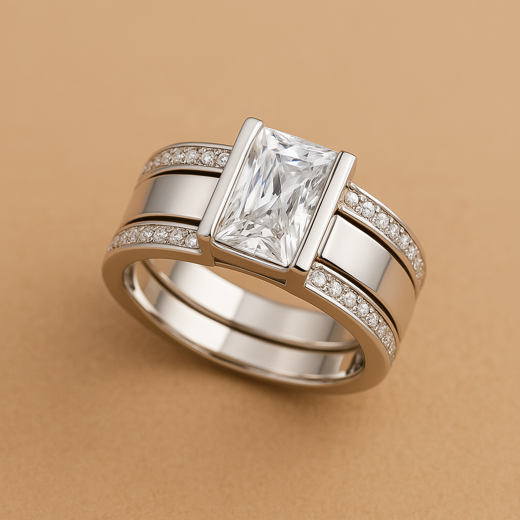 Luna™ | Bague Vintage Incrustée en Verre