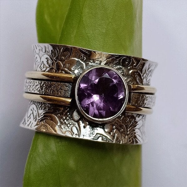 Luna™ | Bague de Méditation Bohémienne en Cristal