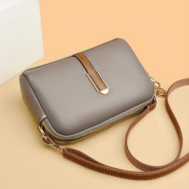 Sac à bandoulière Mila en cuir gaufré