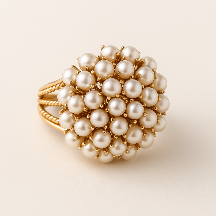 Luna™ | Bague Élégante en Perles Incrustées
