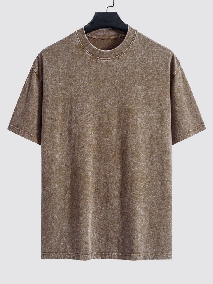 T-shirt surdimensionné de base en détresse lavée