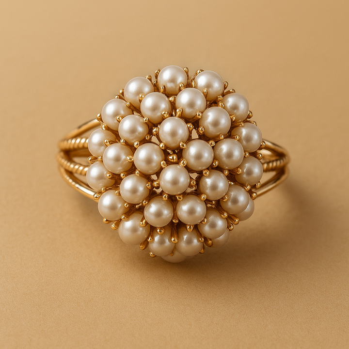 Luna™ | Bague Élégante en Perles Incrustées