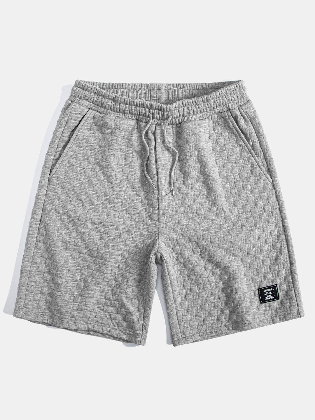 Sweat à capuche à ourlet en jacquard à damier <tc>T-Shirt</tc> &amp; Jacquard à damier <tc>S</tc>horts