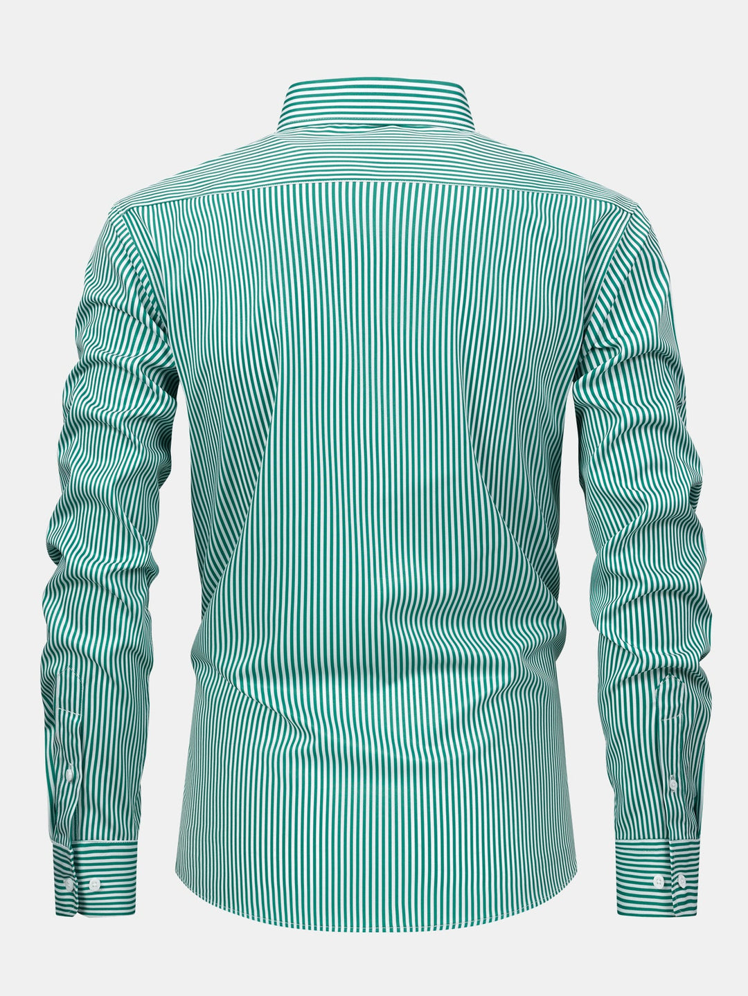 Chemise à rayures à manches longues avec boutons