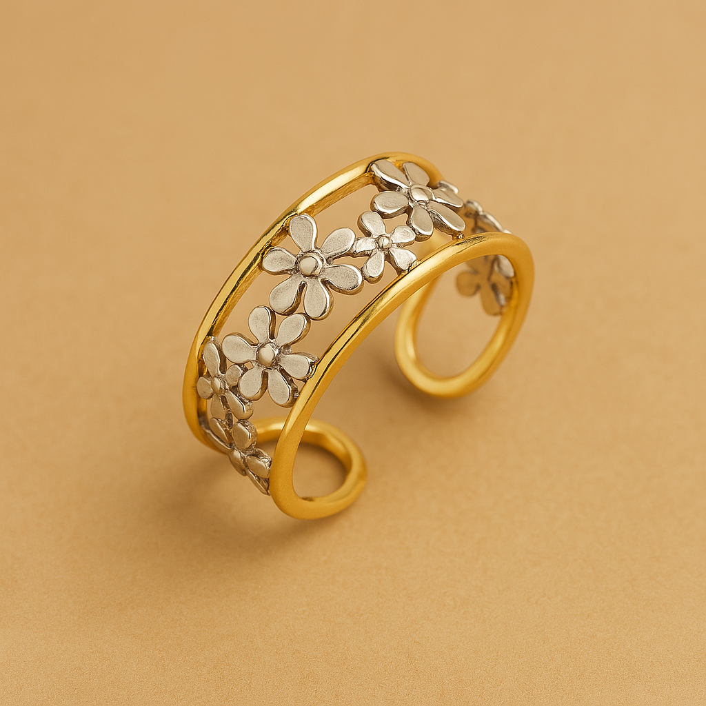 Luna™ | Bague Marguerite Créative et Élégante