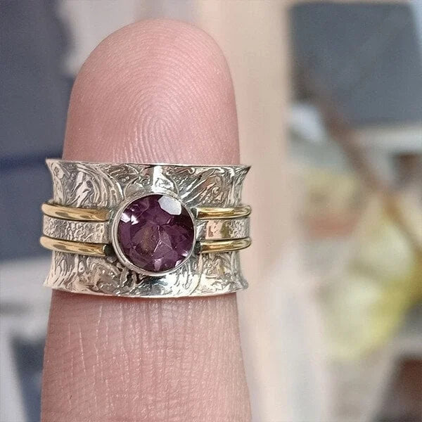 Luna™ | Bague de Méditation Bohémienne en Cristal