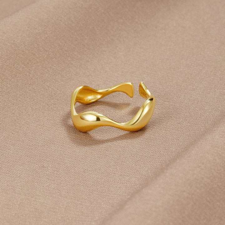 Bague Elyra Smooth Flow | Or