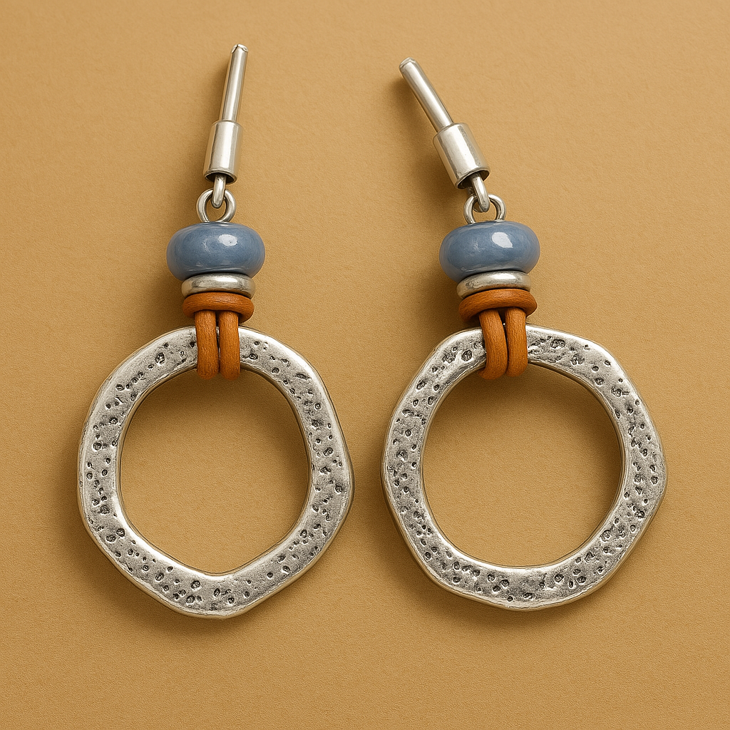 Luna™ | Boucles d'oreilles Boho Vintage en Argent