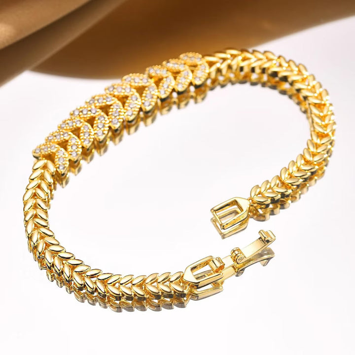Bracelet de Tennis Everleaf | Or