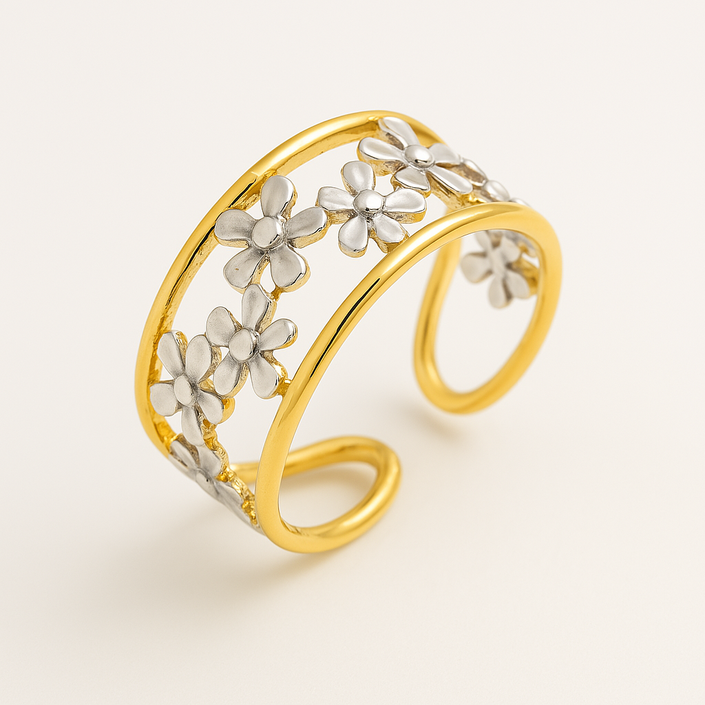 Luna™ | Bague Marguerite Créative et Élégante