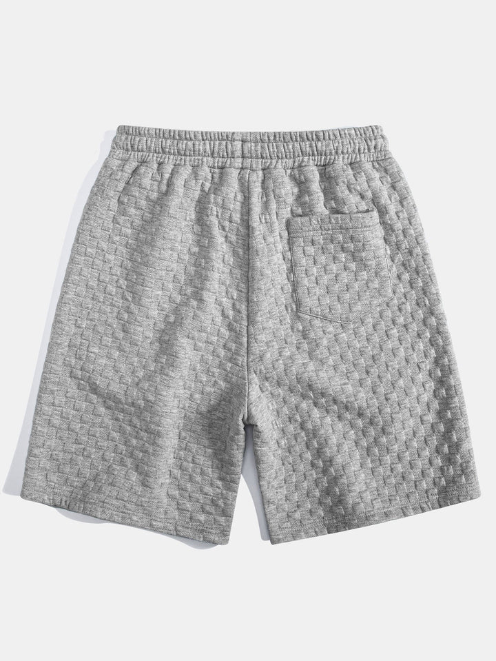 Sweat à capuche à ourlet en jacquard à damier <tc>T-Shirt</tc> &amp; Jacquard à damier <tc>S</tc>horts