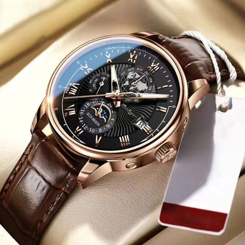 Montre de Luxe à la Mode en Quartz Léger