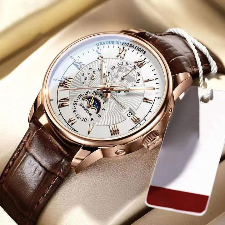 Montre de Luxe à la Mode en Quartz Léger