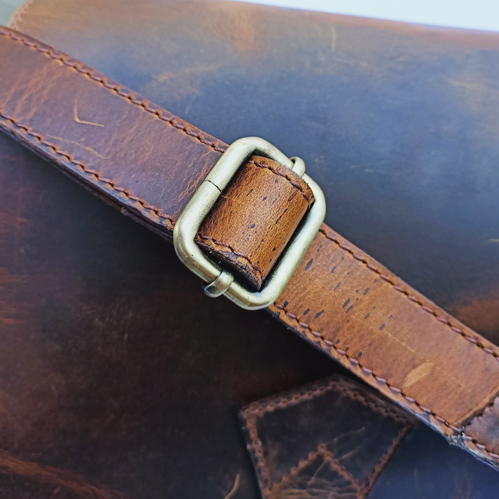 Sac à main pour femmes en cuir marron
