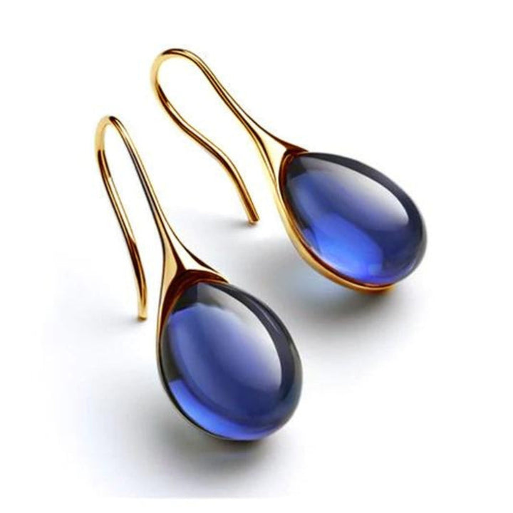 Celestia™ | Boucles d'Oreilles Élégantes en Or et Argent avec Cristaux