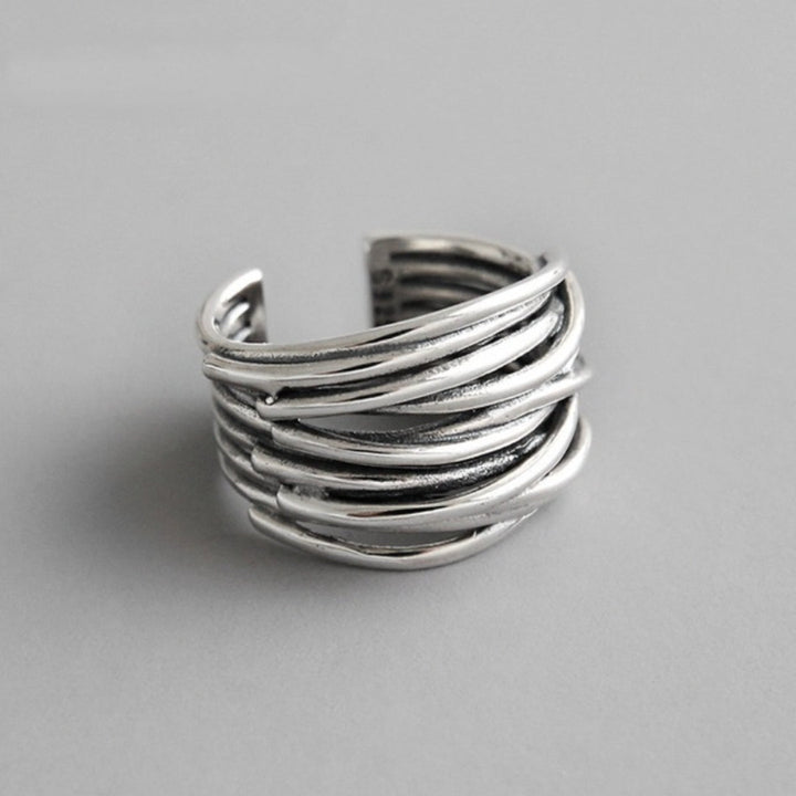 Luna™ | Bague Superposée Ajustable Élégante
