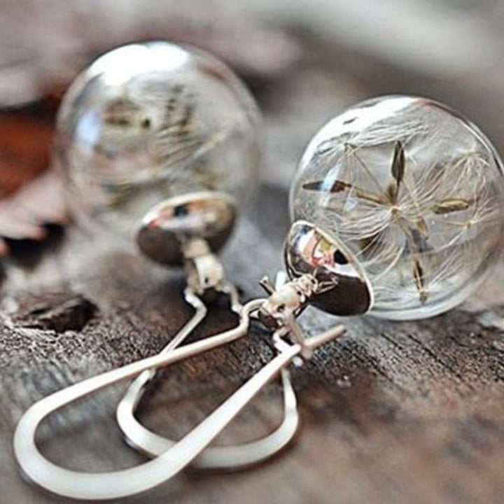 Luna™ | Boucles d'oreilles Pissenlit en Argent