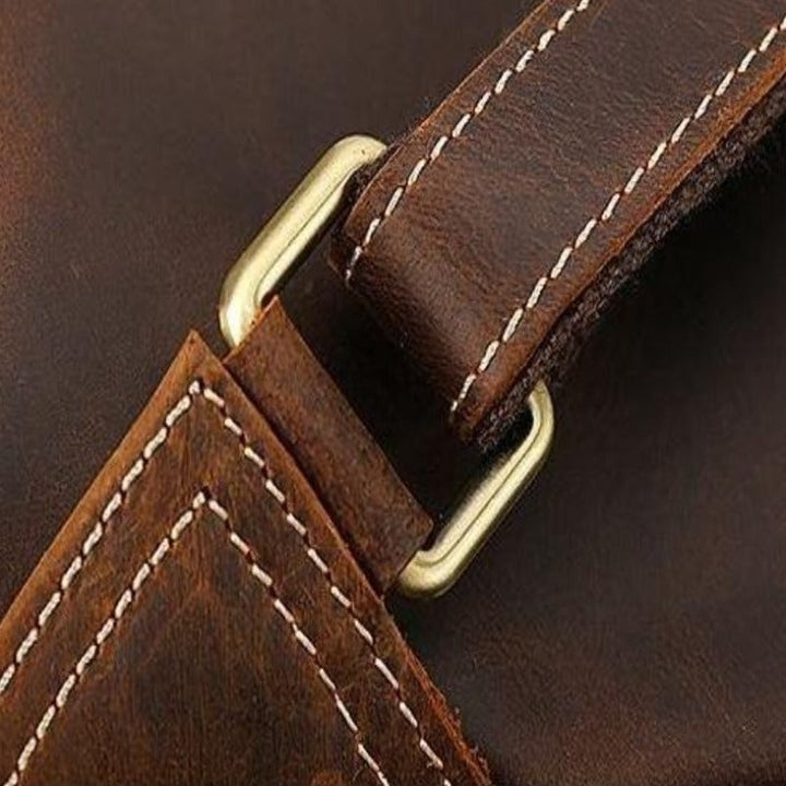 Sac à dos en cuir rétro