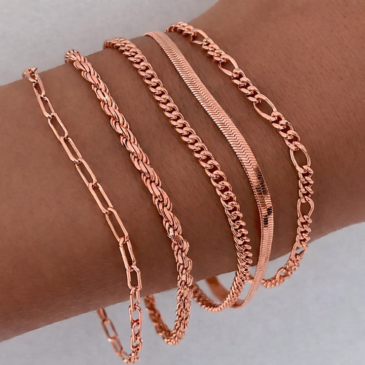 Ensemble de Bracelets Ellis Renner | Or
