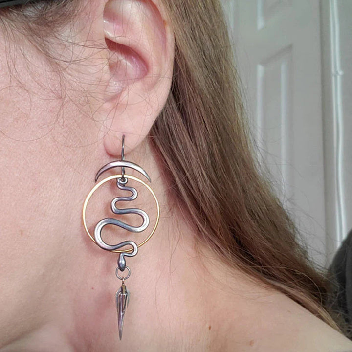Serpentina™ | Boucles d'oreilles spirales géométriques irrégulières
