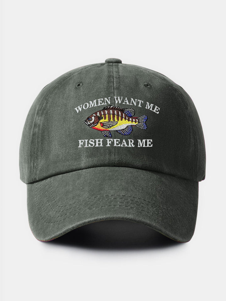 Casquette de baseball brodée Fun Fishing