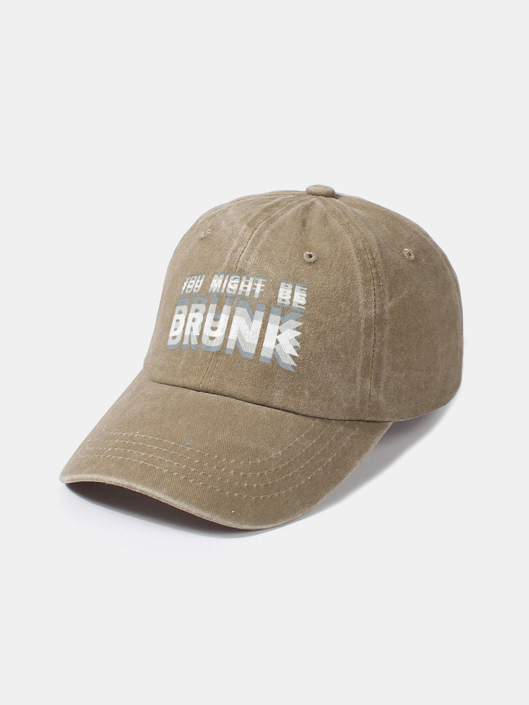 Casquette de baseball lavée "You Might Be Drunk"