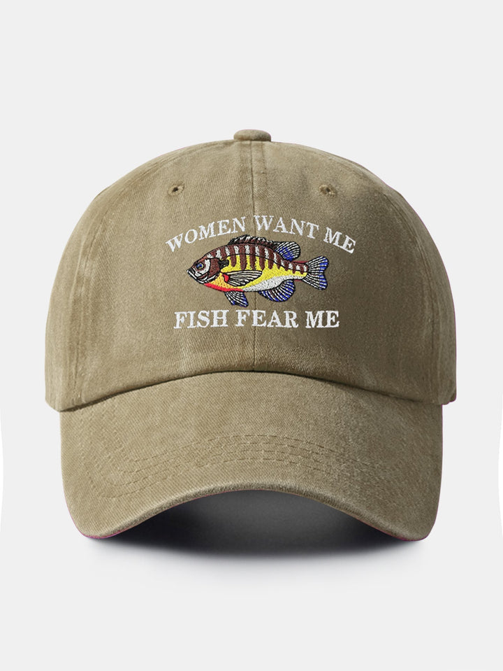 Casquette de baseball brodée Fun Fishing
